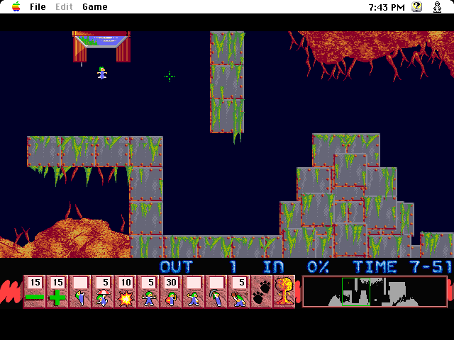 Lemmings gameplay